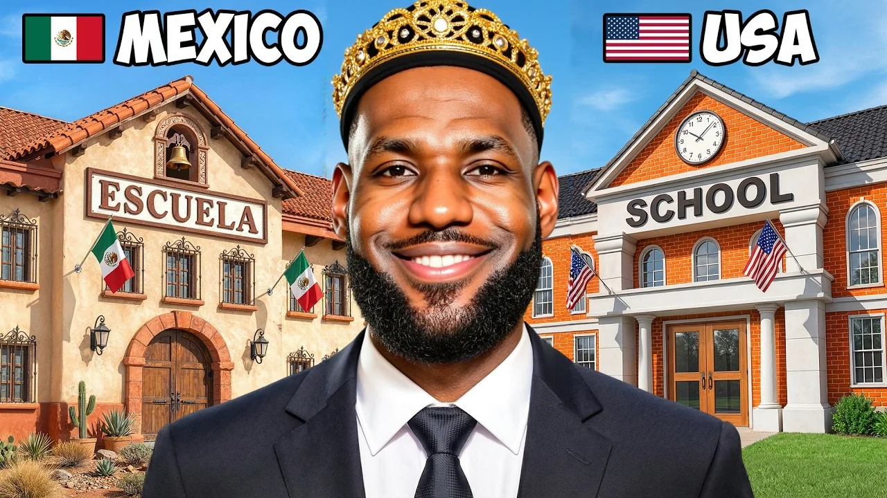 LeBron James: Mexican School vs American School